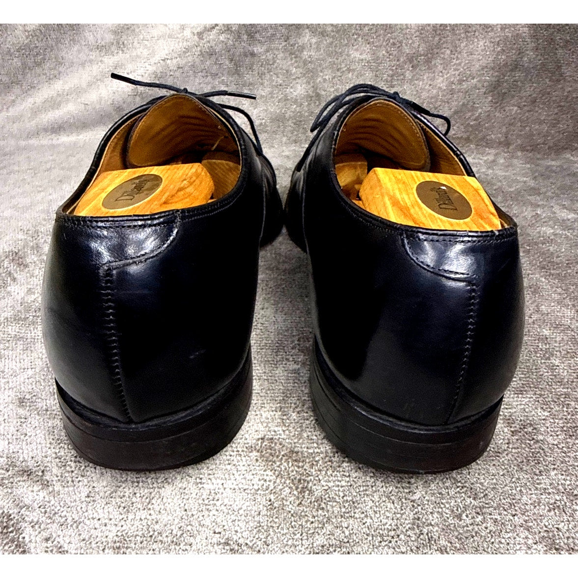 Johnston & Murphy Melton Optima Cap Toe Oxford Black 12 B Goodyear
