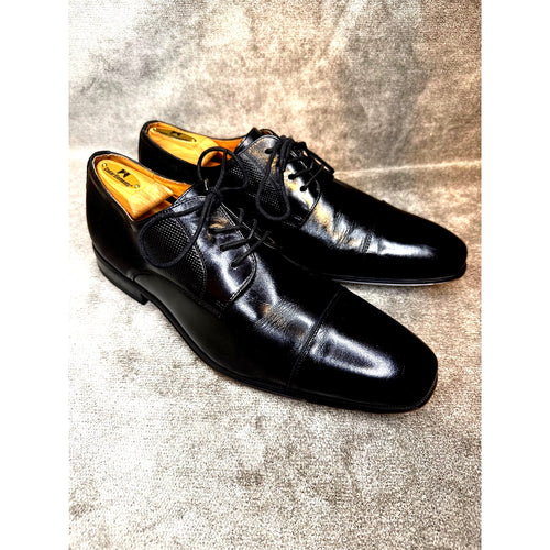 Florsheim Black Cap Toe Derby Leather Dress Shoes 10.5D
