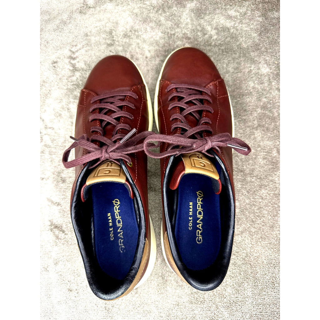 Cole Haan GrandPro Court Leather Sneakers Brown Men’s 12M Grand OS