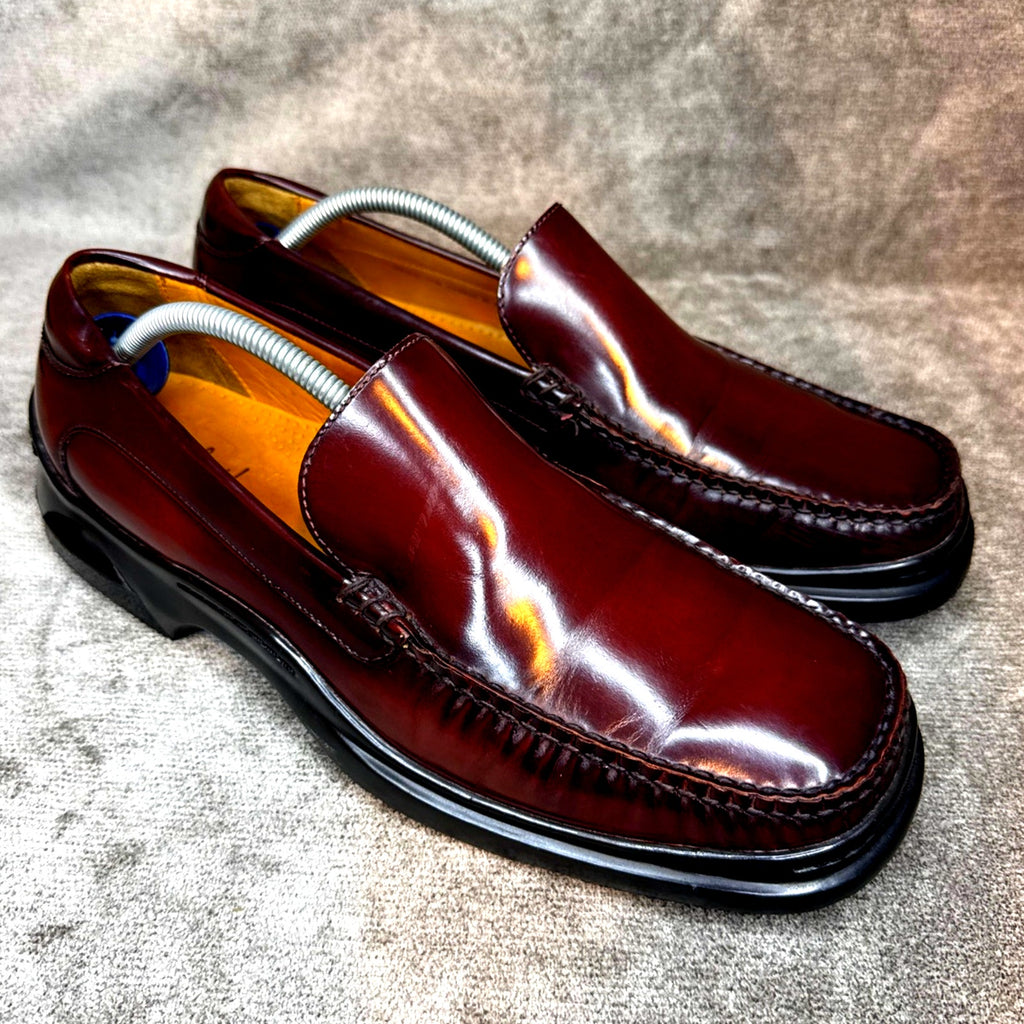 Cole Haan Burgundy Leather Slip-On Air Loafer Men’s 11M India