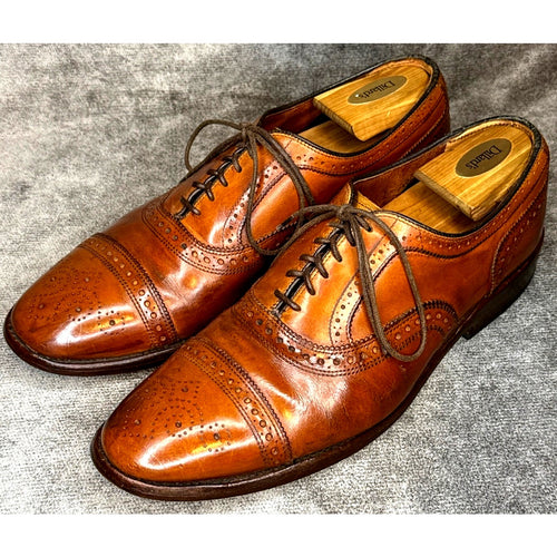 Allen Edmonds Strand Cap Toe Oxford Brown Calf 11D Goodyear Welt