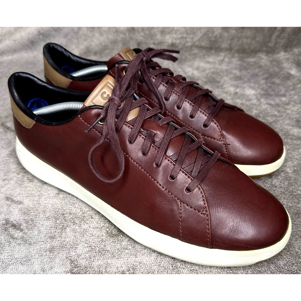 Cole Haan GrandPro Court Leather Sneakers Brown Men’s 12M Grand OS