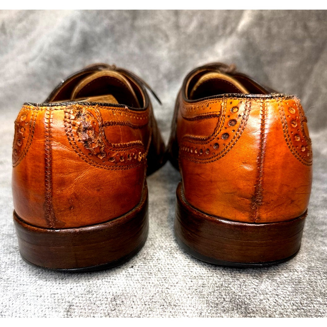Allen Edmonds Strand Cap Toe Oxford Brown Calf 11D Goodyear Welt