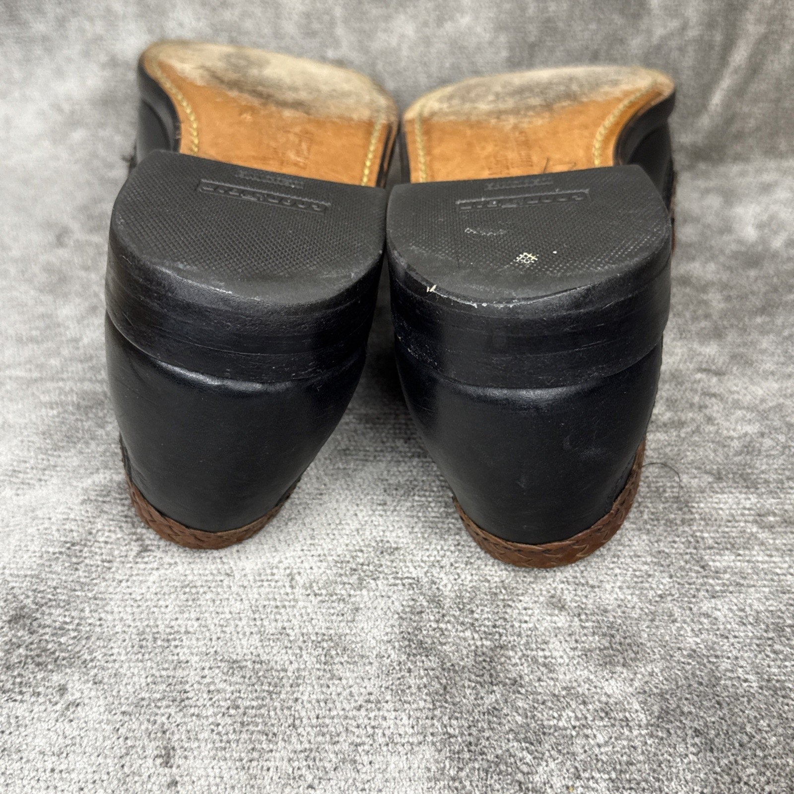 Allen Edmonds Maxfield Tassel Loafer Black / Tan 10.5B Leather