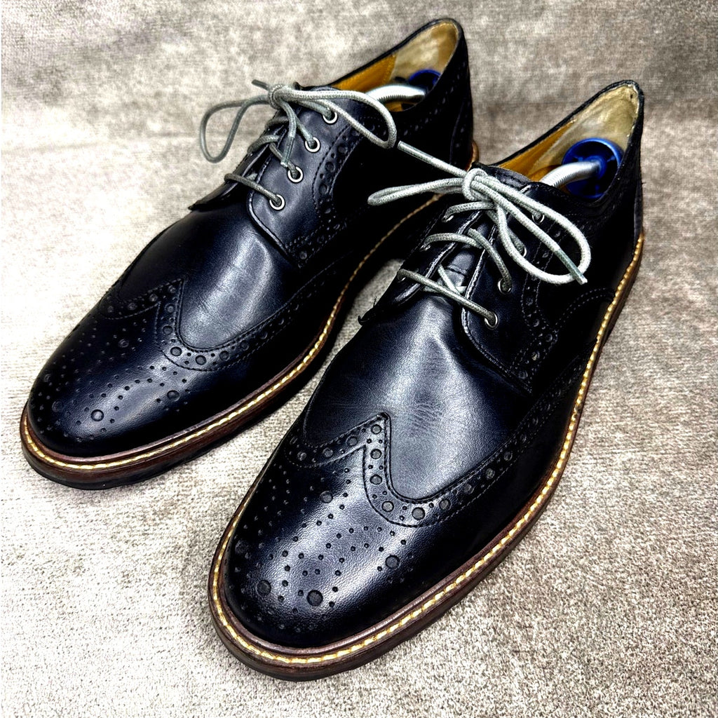 Florsheim Derby Wingtip Brogues Black Leather 11D Men’s Dress Shoes