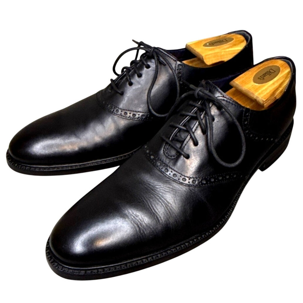 Cole Haan C28883 Plain Toe Oxford Black Leather 11.5M India