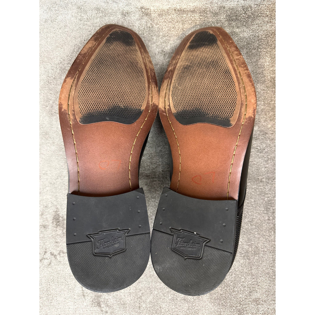 Florsheim Black Cap Toe Derby Leather Dress Shoes 10.5D