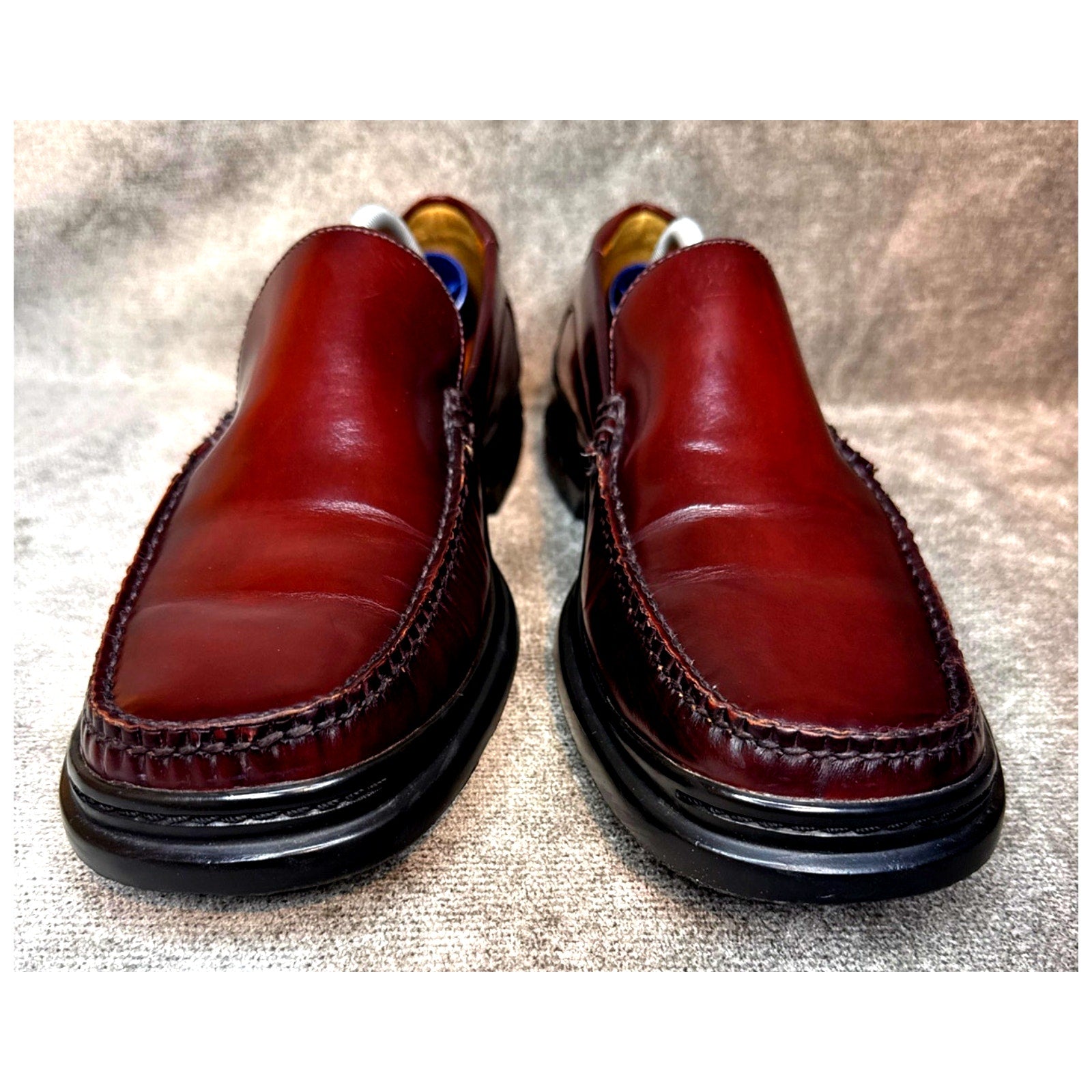 Cole Haan Burgundy Leather Slip-On Air Loafer Men’s 11M India