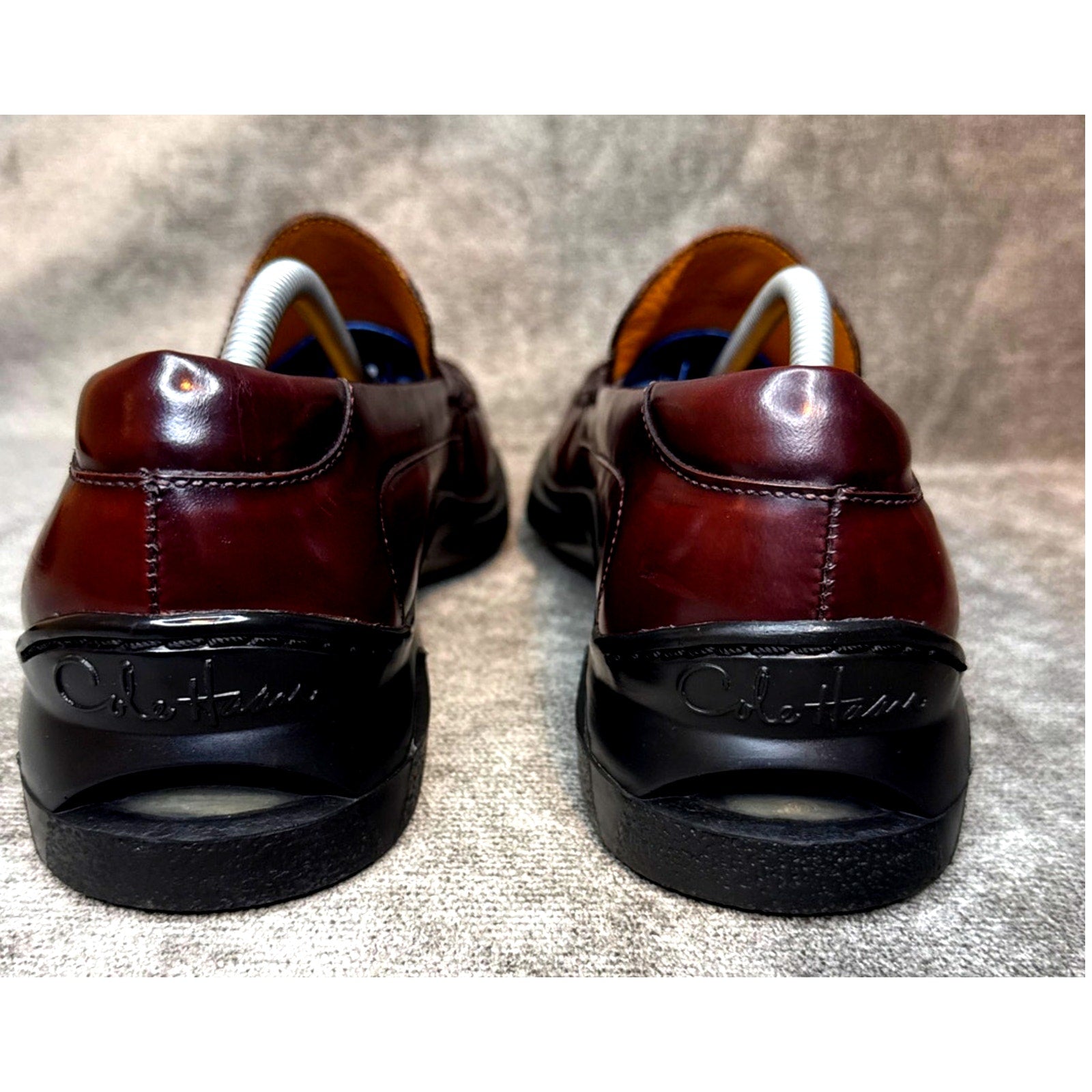 Cole Haan Burgundy Leather Slip-On Air Loafer Men’s 11M India