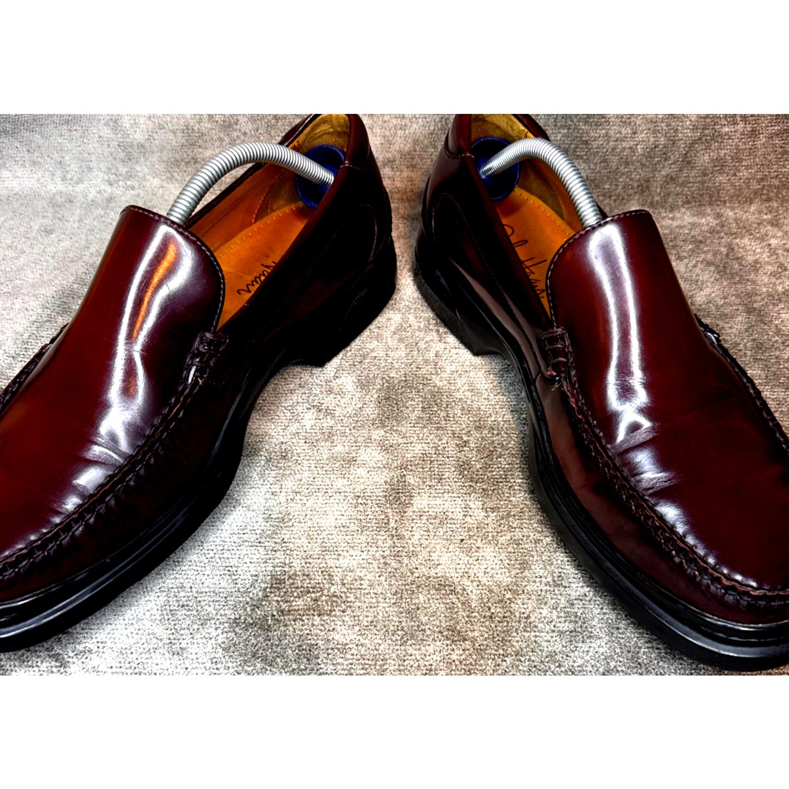 Cole Haan Burgundy Leather Slip-On Air Loafer Men’s 11M India