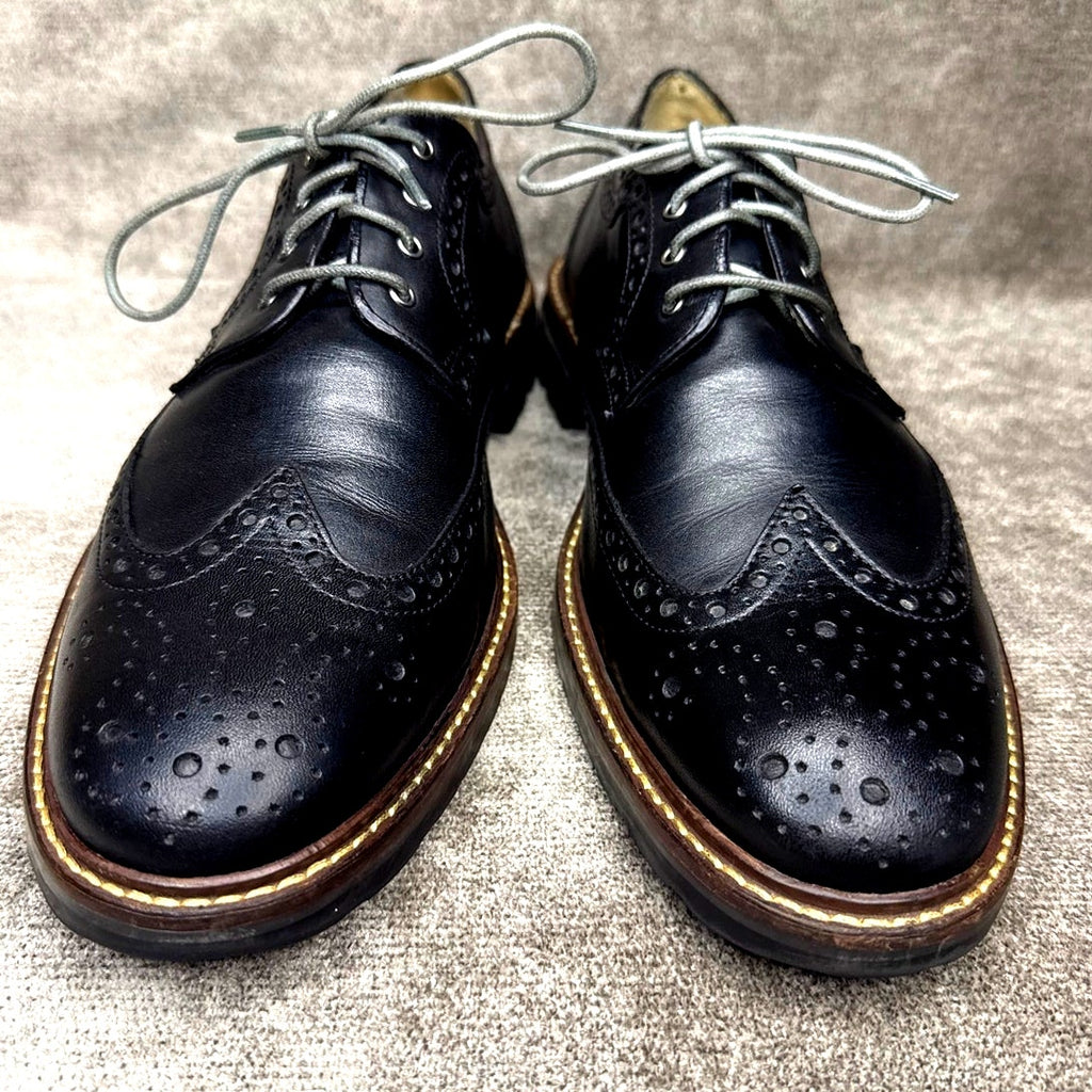 Florsheim Derby Wingtip Brogues Black Leather 11D Men’s Dress Shoes