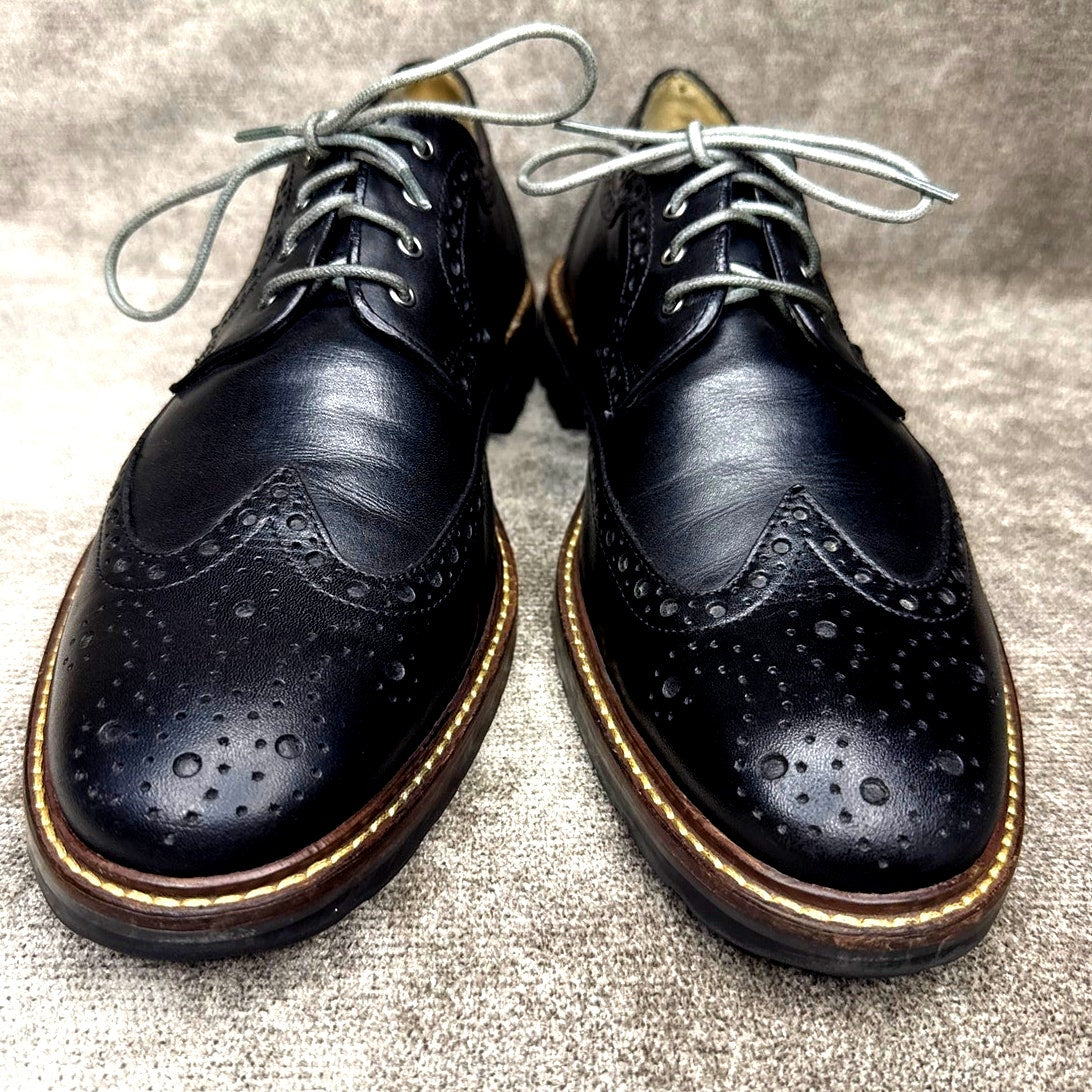 Florsheim Derby Wingtip Brogues Black Leather 11D Men’s Dress Shoes