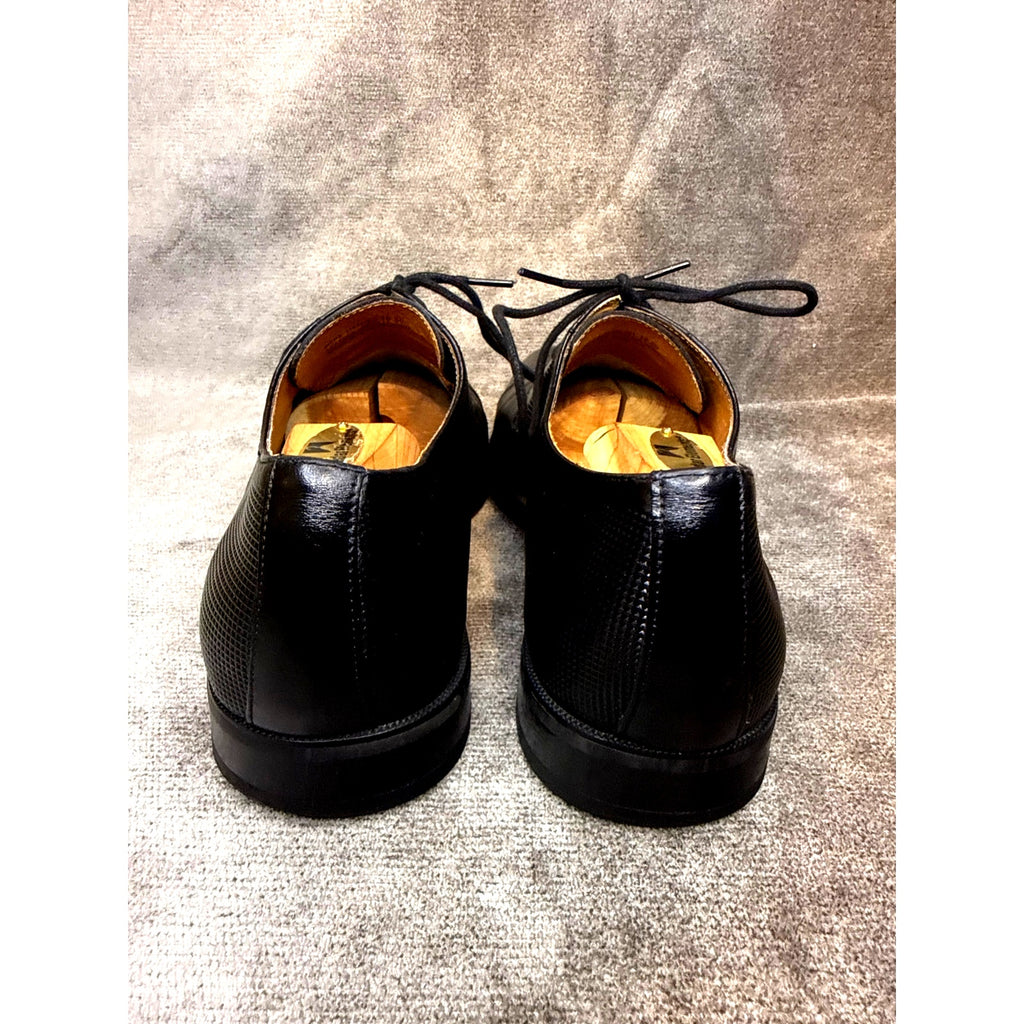 Florsheim Black Cap Toe Derby Leather Dress Shoes 10.5D
