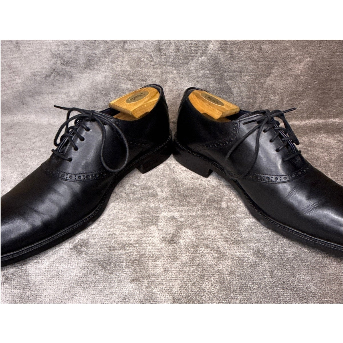 Cole Haan C28883 Plain Toe Oxford Black Leather 11.5M India