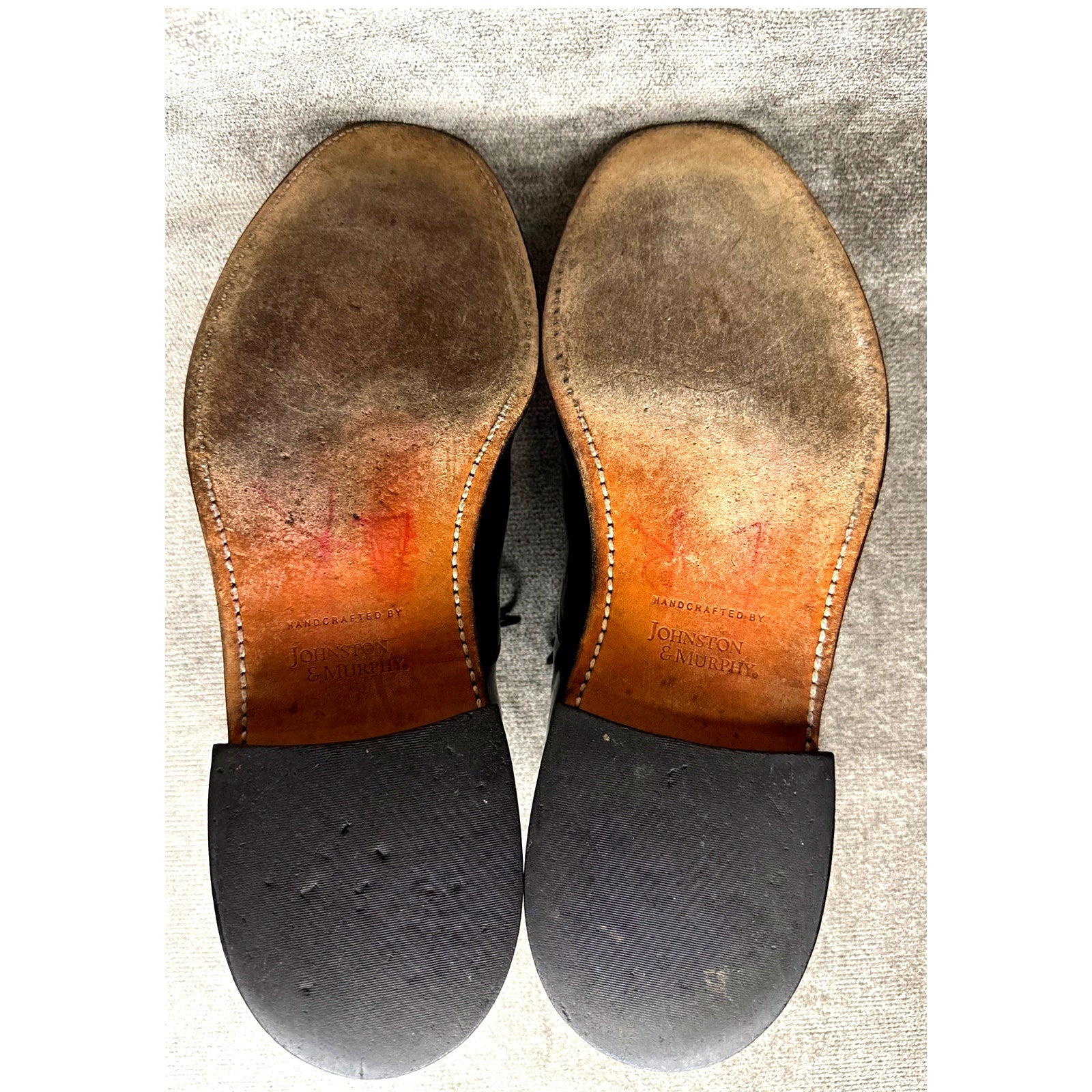 Johnston & Murphy Melton Cap Toe Oxford Black 11 EEE Goodyear Welt