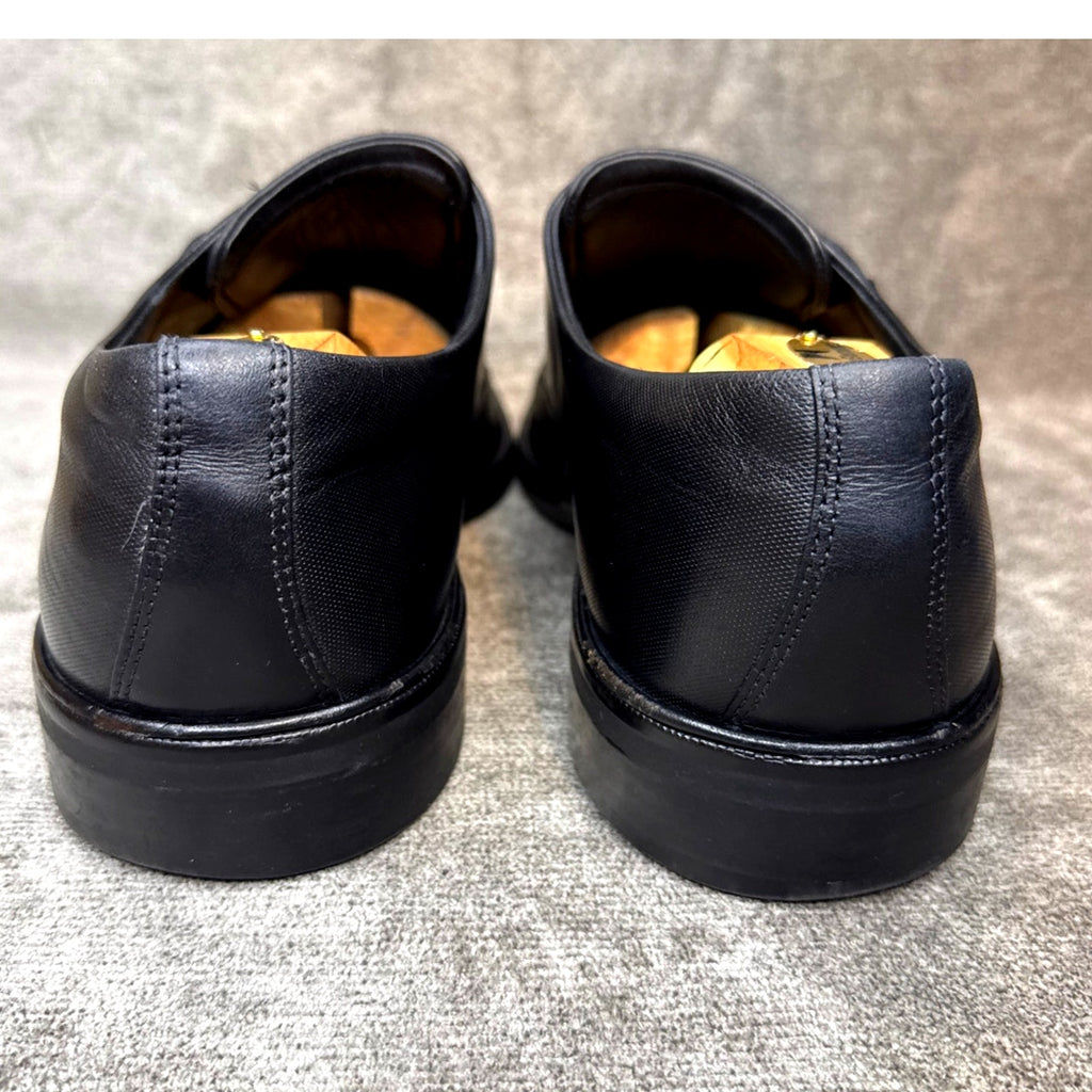 Ecco Monk Strap Black Leather Loafers Men’s 13 US 47 EU