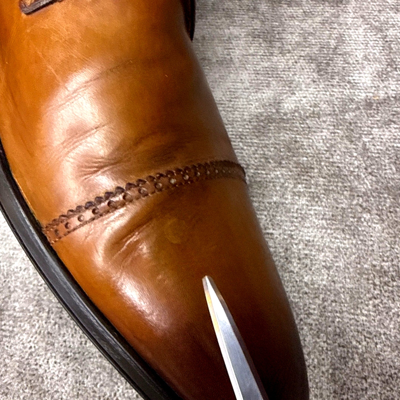 Magnanni 12070 Brown Cap Toe Derby Calf Leather 12M Rubber Sole Spain