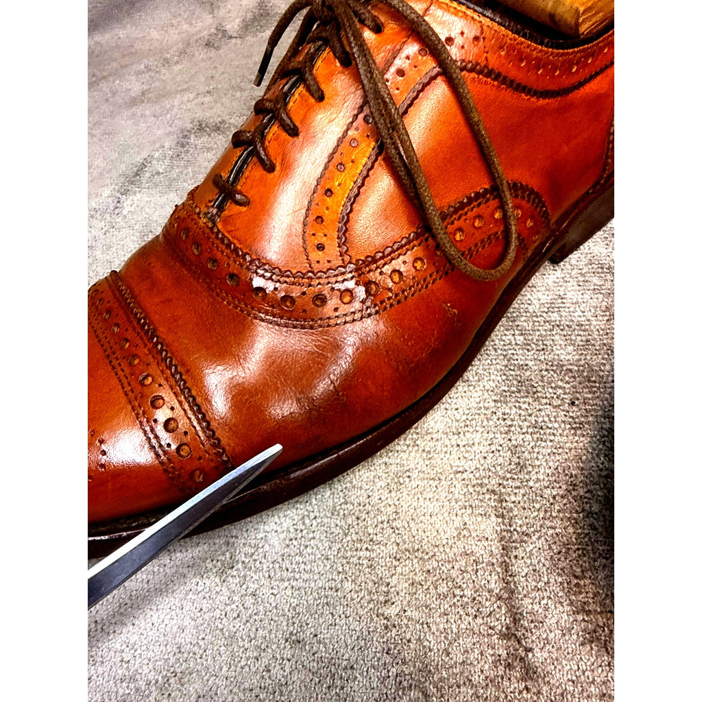 Allen Edmonds Strand Cap Toe Oxford Brown Calf 11D Goodyear Welt