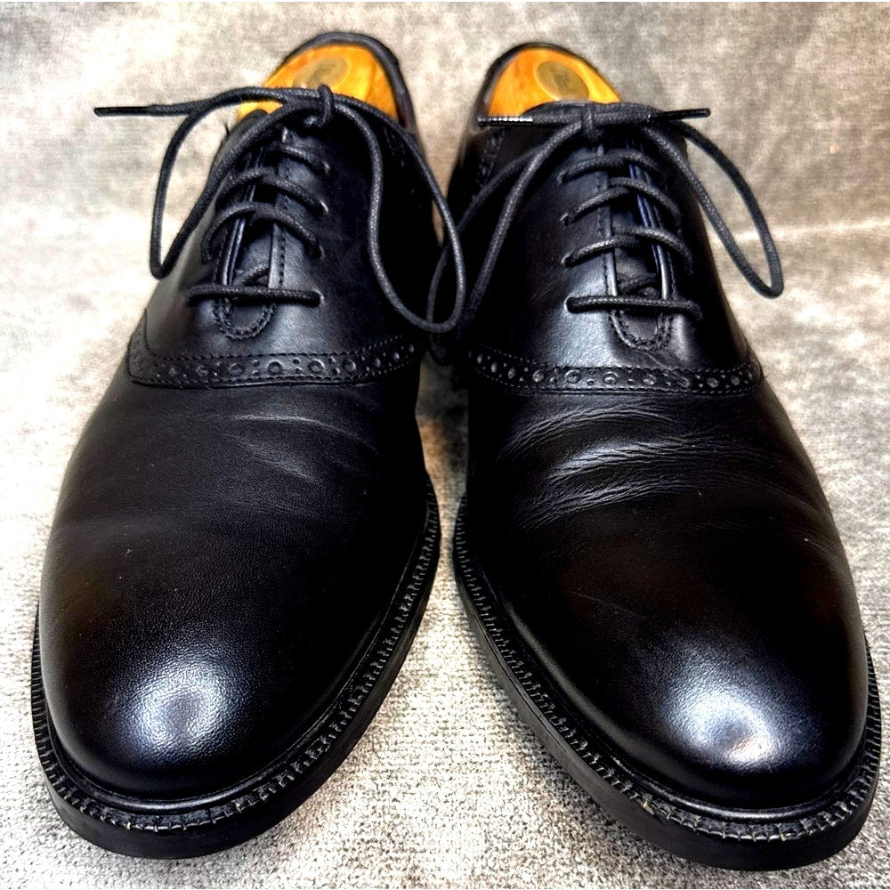 Cole Haan C28883 Plain Toe Oxford Black Leather 11.5M India