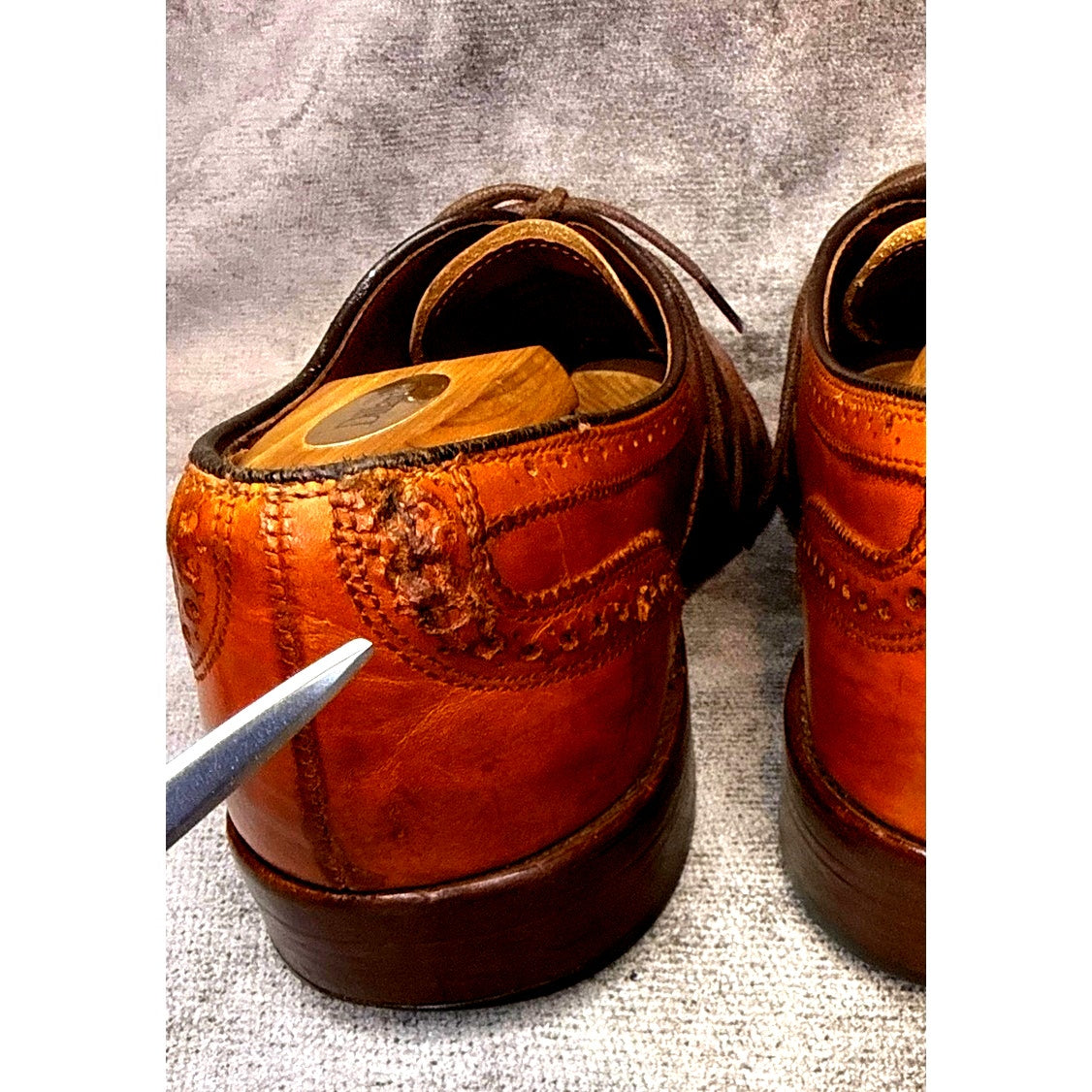 Allen Edmonds Strand Cap Toe Oxford Brown Calf 11D Goodyear Welt