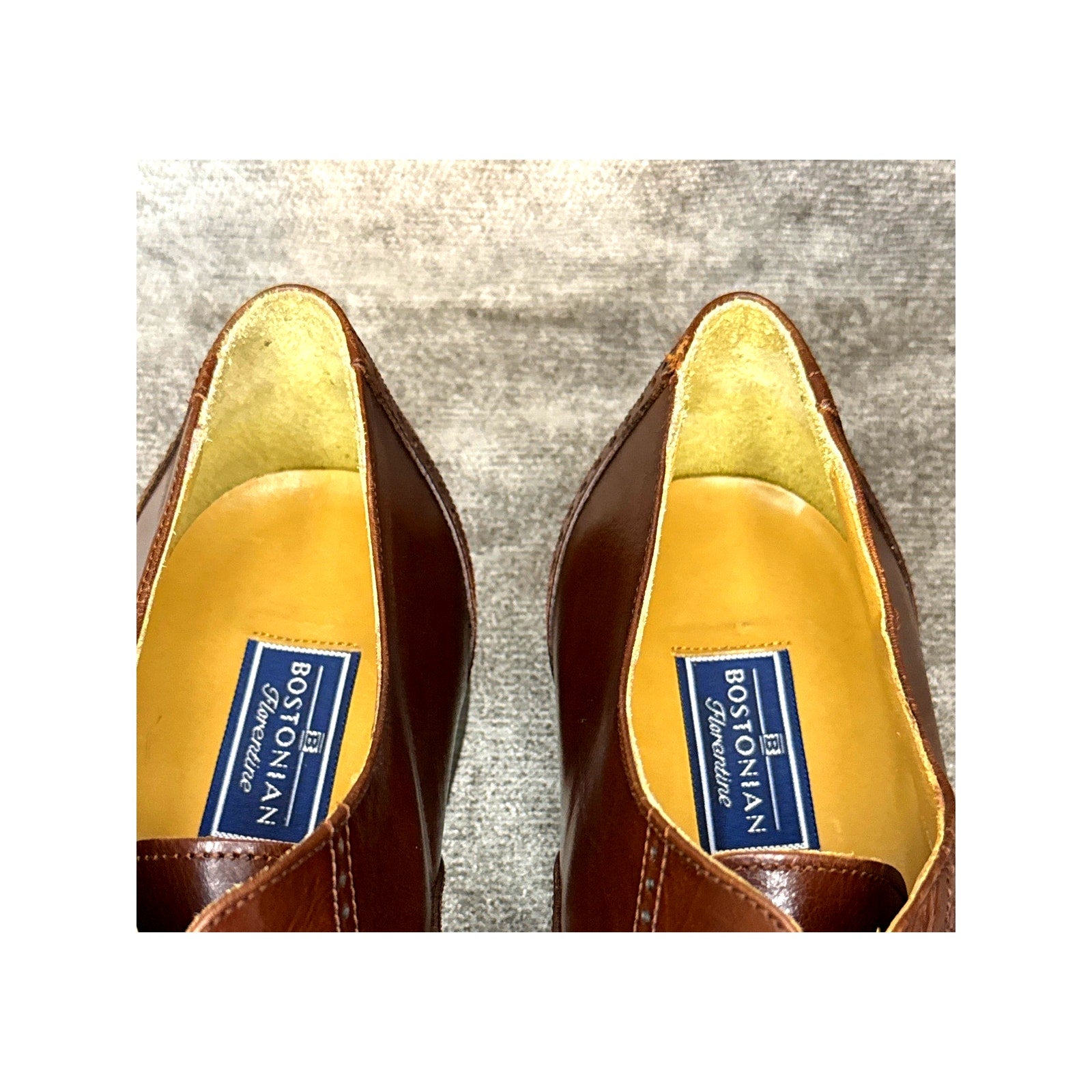 Bostonian Florentine Oxford Cap Toe Brown Leather 11.5M Italy