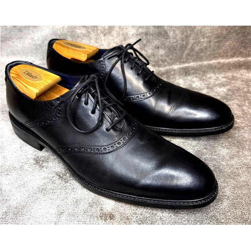 Cole Haan C28883 Plain Toe Oxford Black Leather 11.5M India