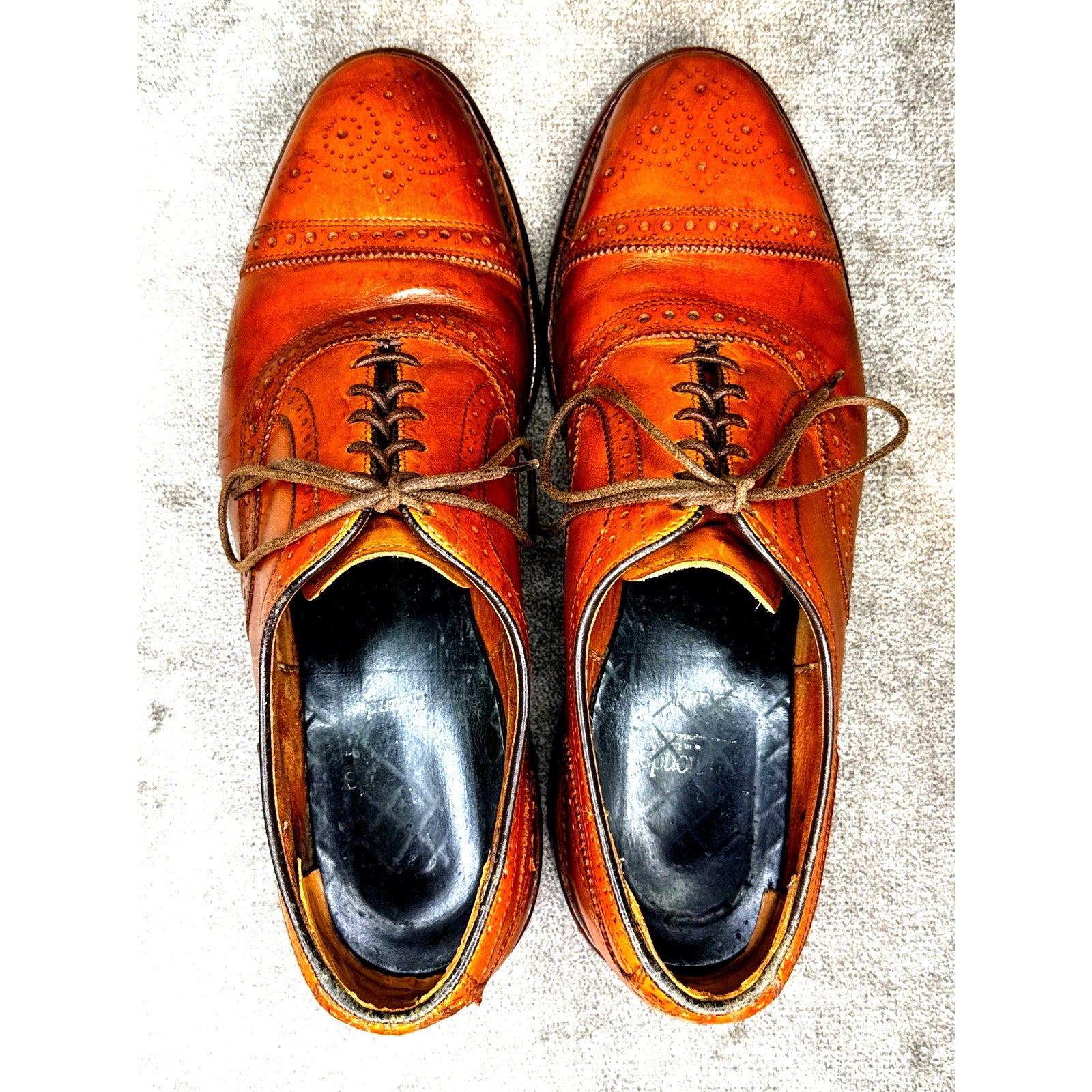 Allen Edmonds Strand Cap Toe Oxford Brown Calf 11D Goodyear Welt
