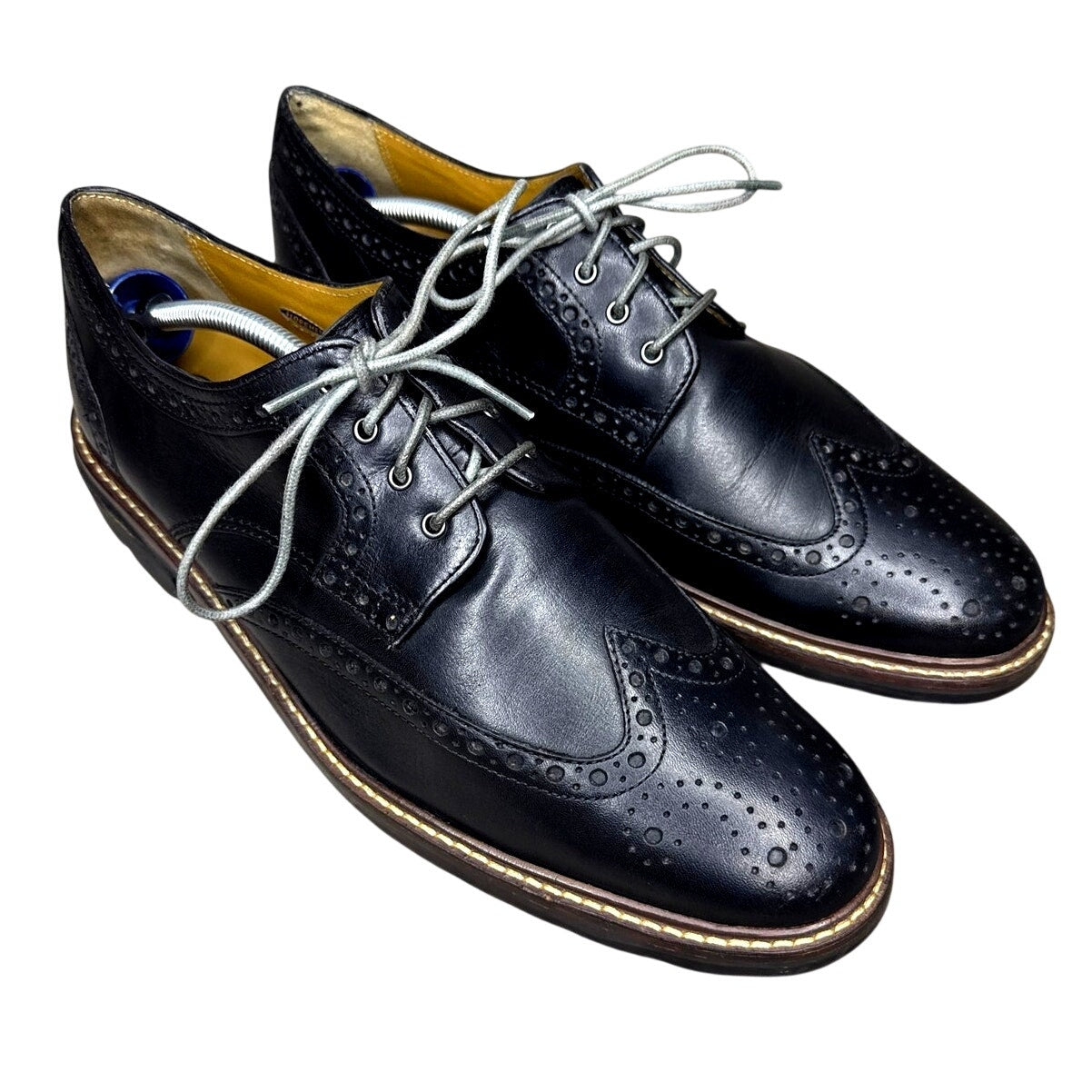 Florsheim Derby Wingtip Brogues Black Leather 11D Men’s Dress Shoes