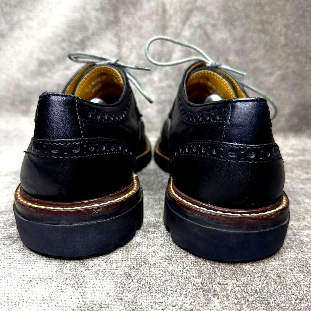 Florsheim Derby Wingtip Brogues Black Leather 11D Men’s Dress Shoes