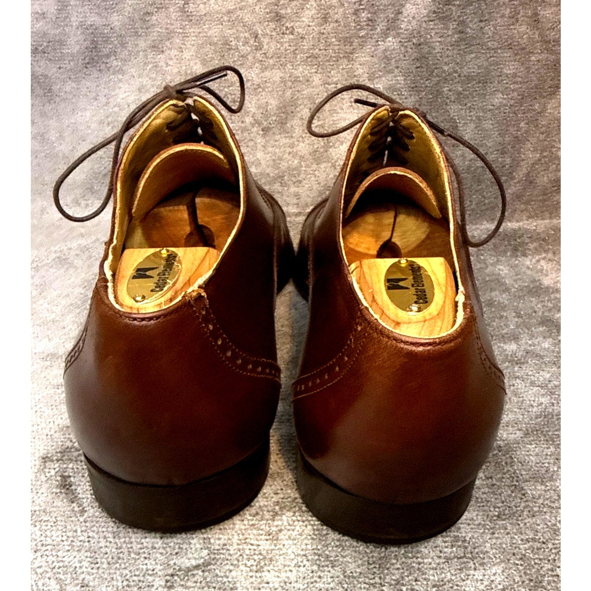 Bostonian Florentine Oxford Cap Toe Brown Leather 11.5M Italy